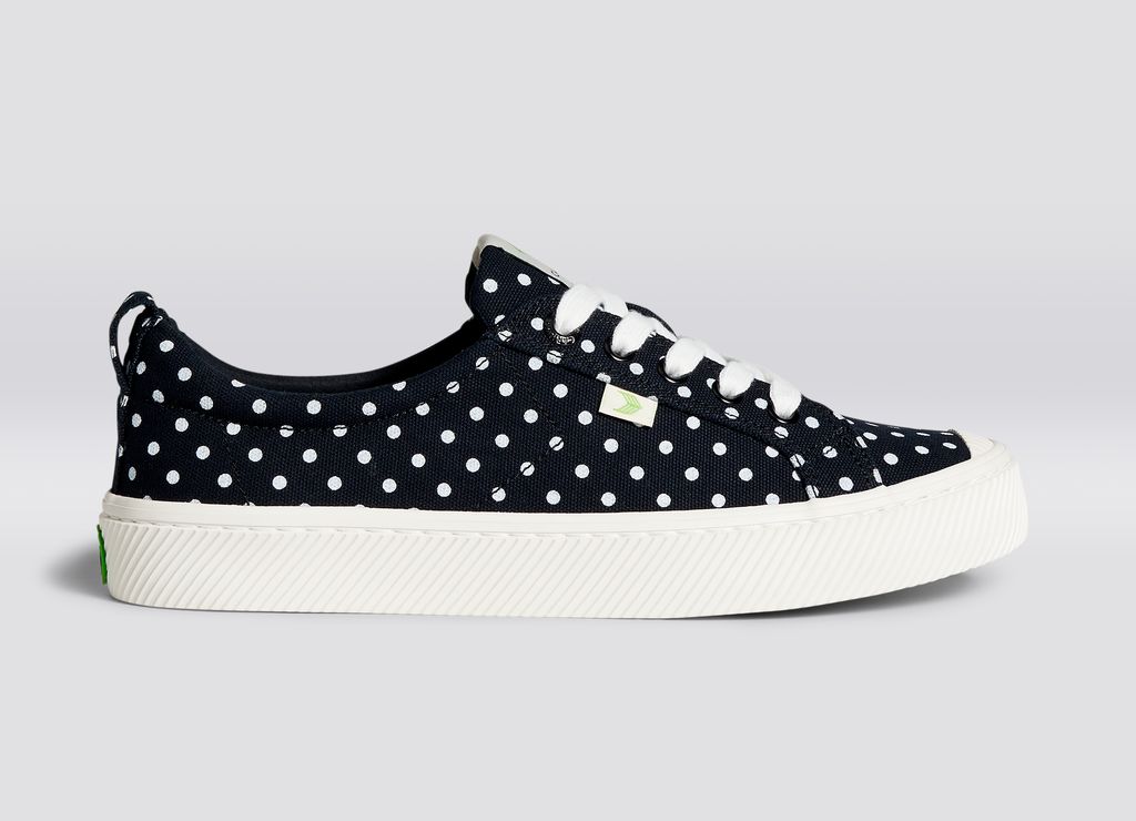 Baskets Cariuma OCA Black/White Polka Dots Femme | XJS-98894499