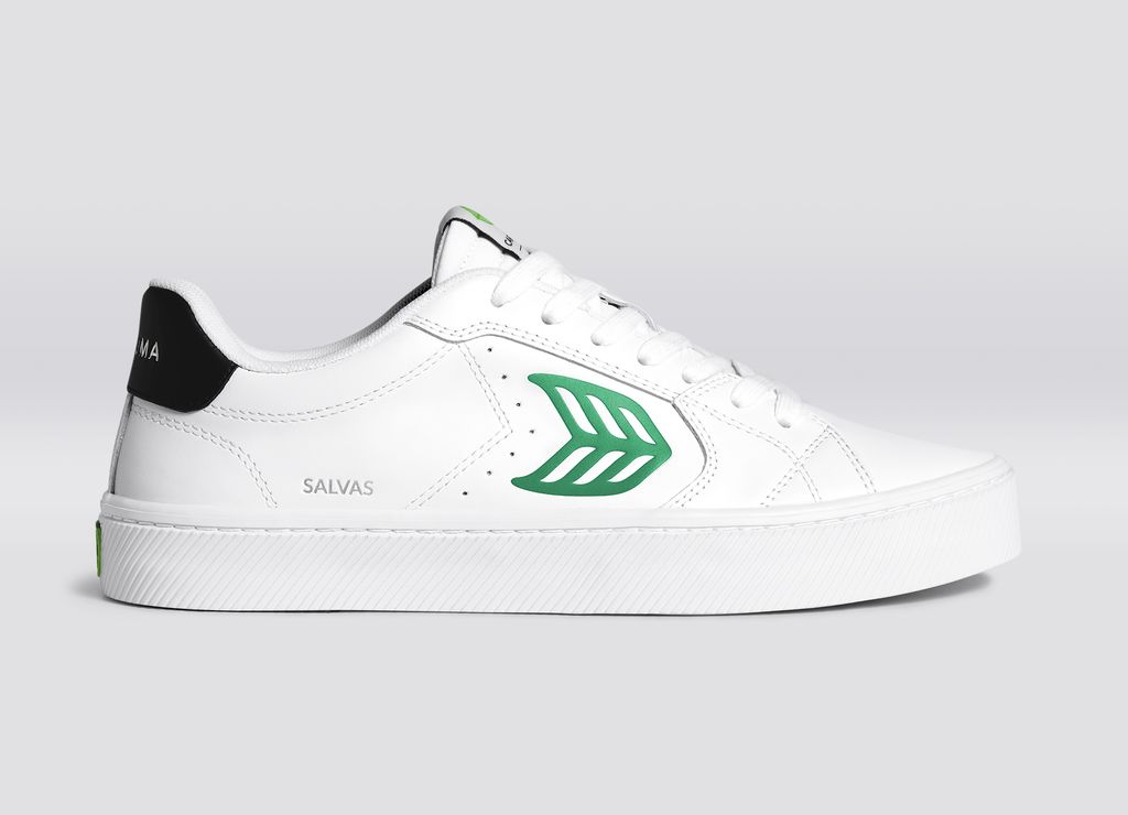 Baskets Cariuma White/Green Homme | HUR-67165879