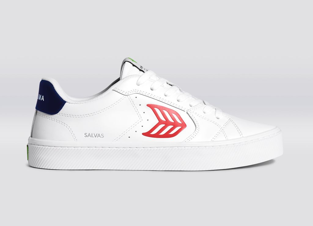 Baskets Cariuma White/Red Homme | YFC-36758173