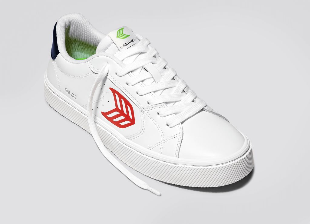 Baskets Cariuma White/Red Homme | YFC-36758173