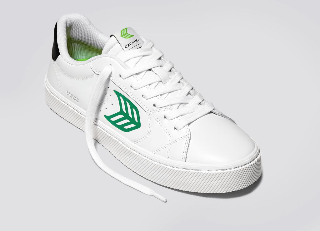 Baskets Cariuma White/Green Homme | HUR-67165879