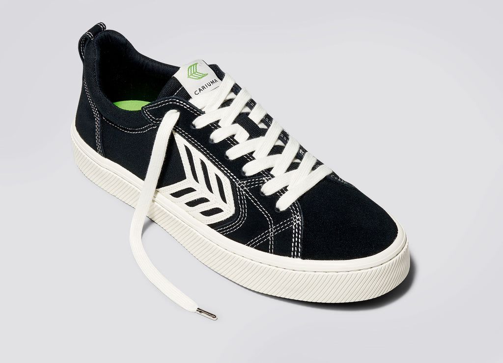 Baskets Cariuma Catiba Black Contrast/Ivory Logo Homme | CRT-79549224