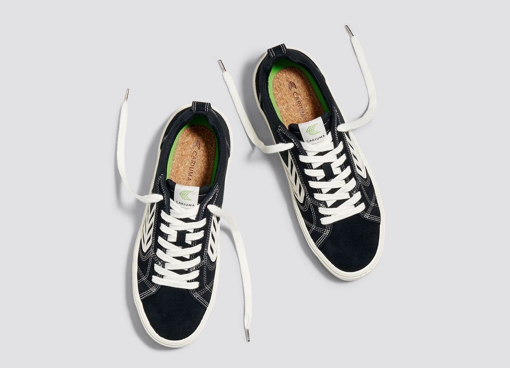 Baskets Cariuma Catiba Black Contrast/Ivory Logo Homme | CRT-79549224