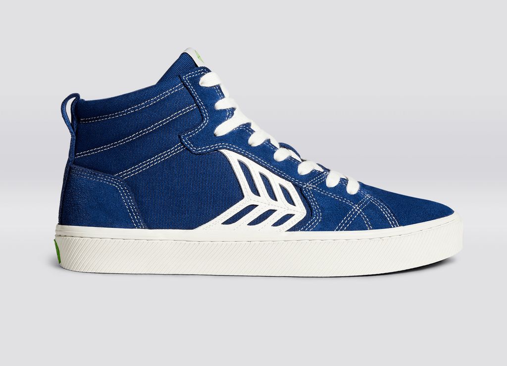 Baskets Cariuma Catiba Blue Contrast/Ivory Logo Homme | SPP-59193194