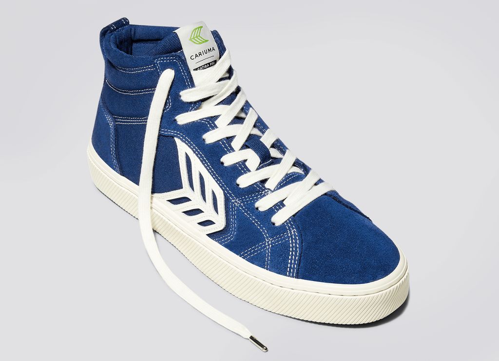 Baskets Cariuma Catiba Blue Contrast/Ivory Logo Homme | SPP-59193194