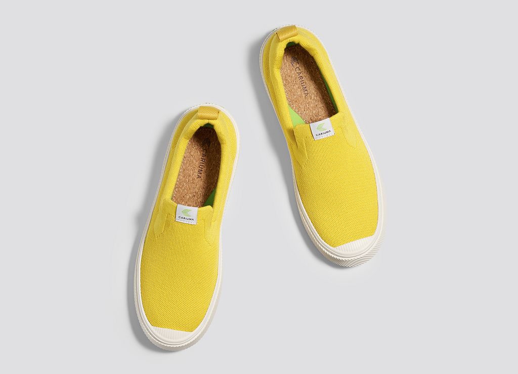 Baskets Cariuma IBI Slip Sun Yellow Femme | VKL-09513860